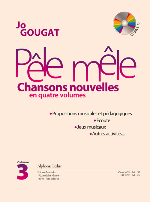 Jo Gougat: Ple Mle Chansons Nouvelles vol. 3: Solfege