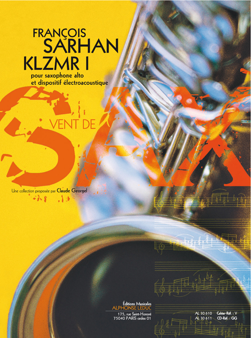 Sarhan: Klzmr I (3'30''): Saxophone