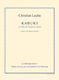 Christian Lauba: Kabuki -16me Etude: Soprano Saxophone: Instrumental Work