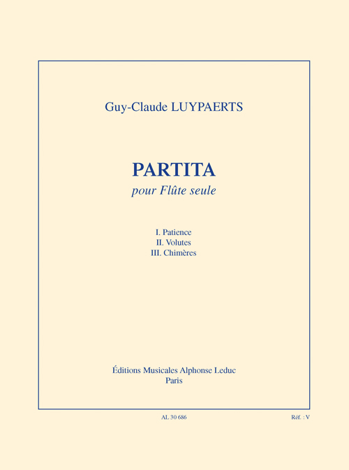 Guy-Claude Luypaerts: Partita: Flute: Instrumental Work
