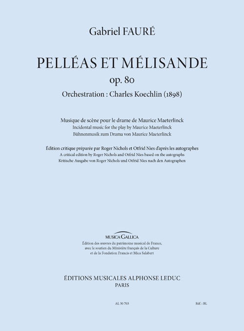 Gabriel Fauré: Pelléas Et Mélisande: Orchestra: Score