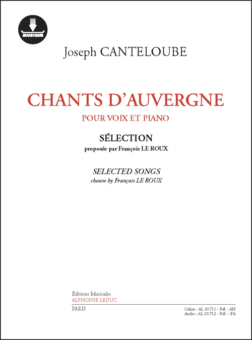 Joseph Canteloube: Chants d'Auvergne: Voice: Vocal Album