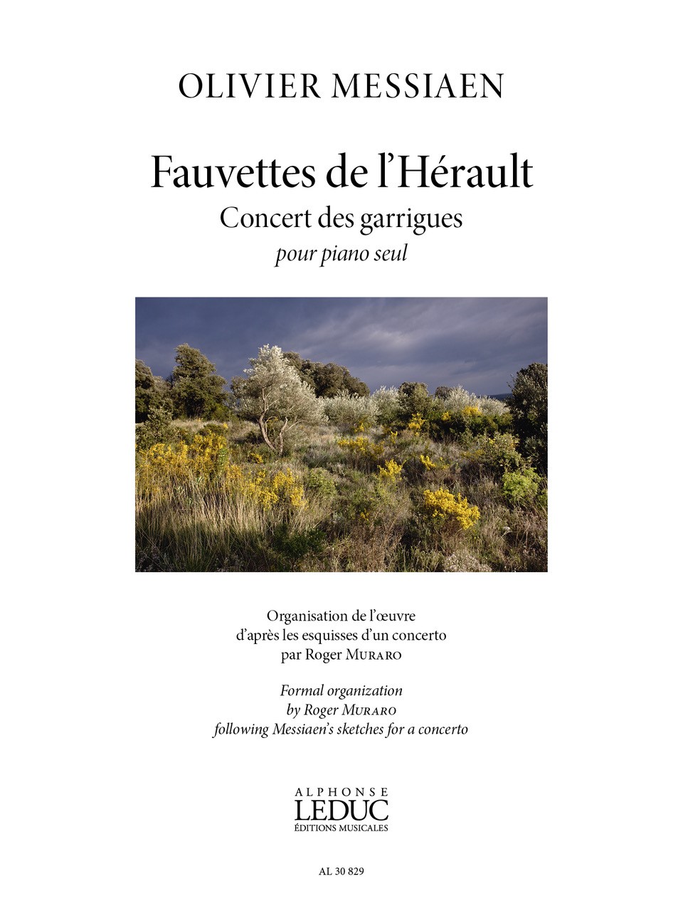 Olivier Messiaen: Les Fauvettes de l'Hrault- Concert des Garrigues: Piano: