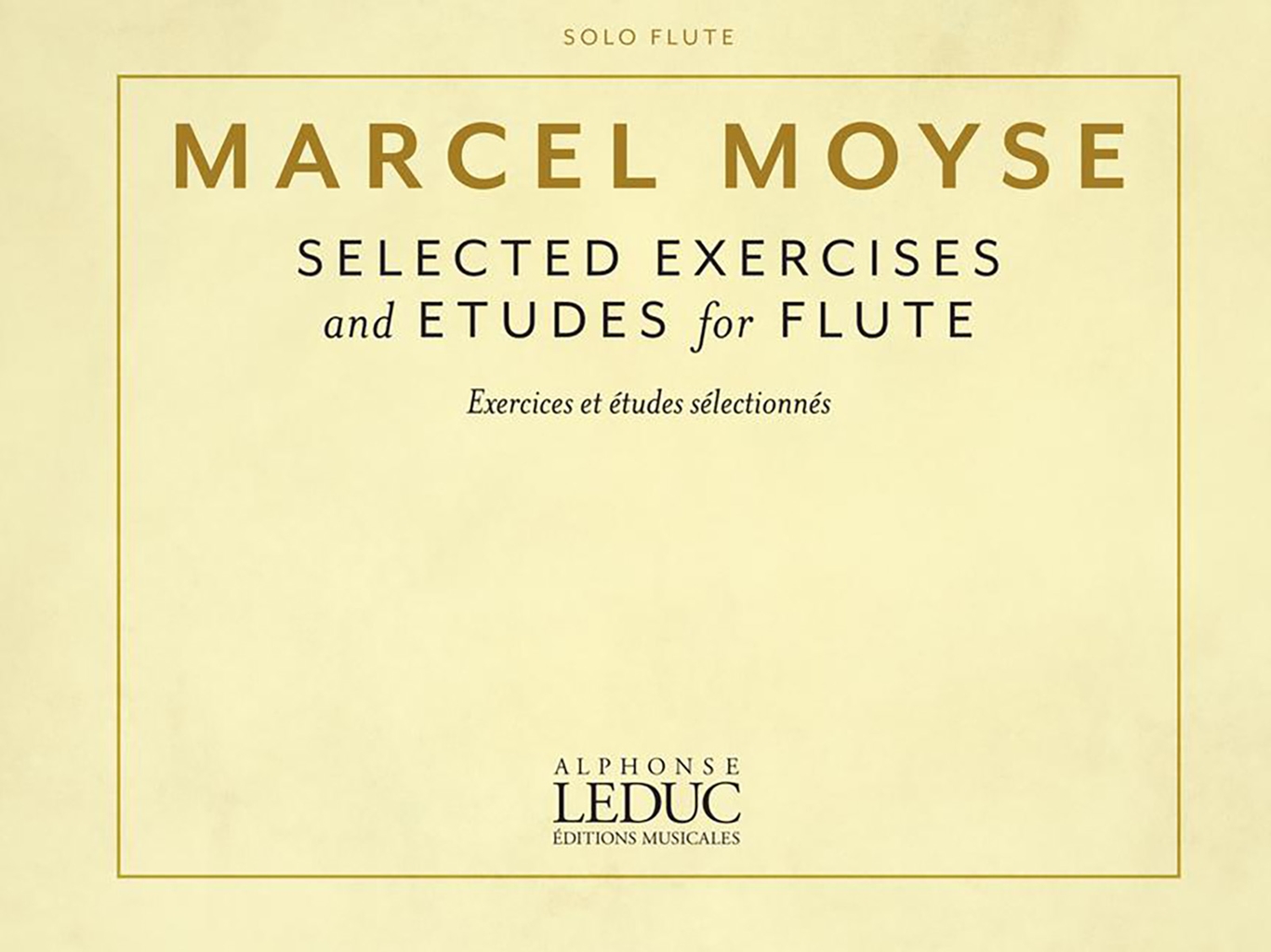 Marcel Moyse: Selected Flute Etudes