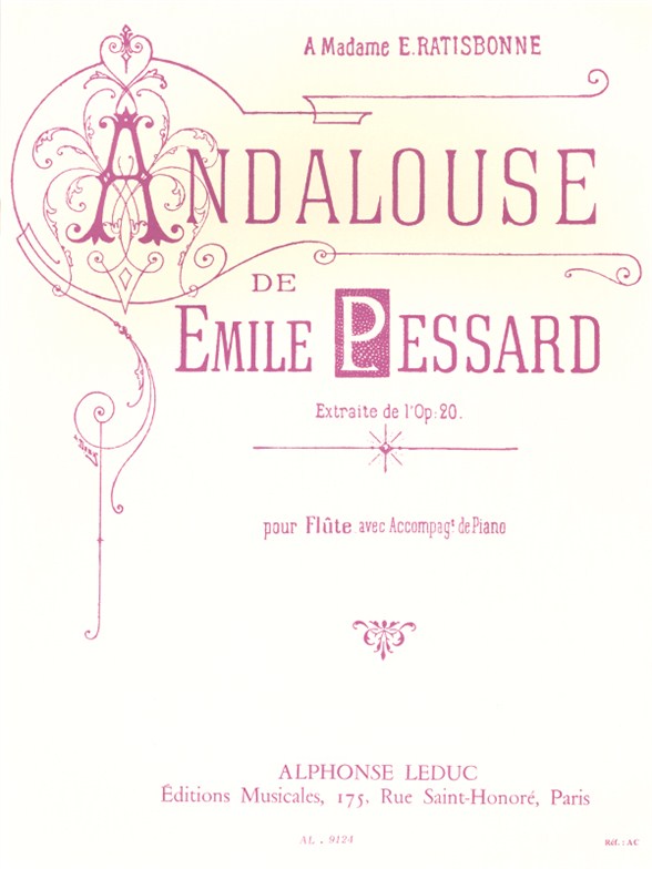 Emile Pessard: Andalouse Op. 20: Flute: Instrumental Work