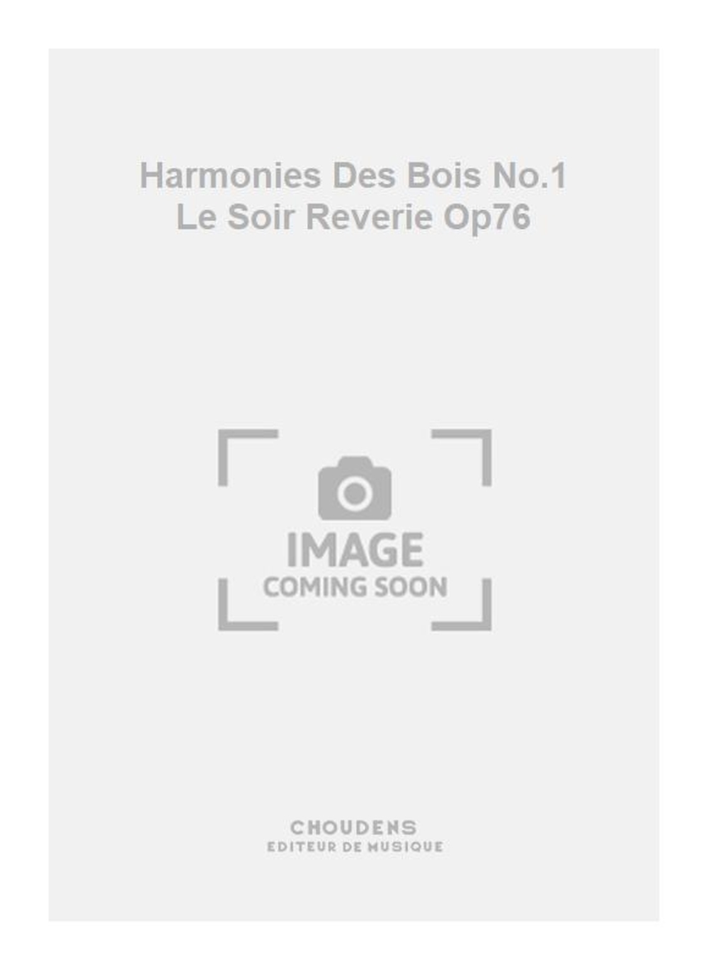 Jacques Offenbach: Harmonies Des Bois No.1 Le Soir Reverie Op76