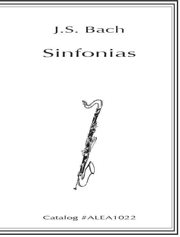 Johann Sebastian Bach: Sinfonias: Woodwind Ensemble: Score