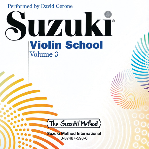 Suzuki Violin School 3 CD: Violin: Instrumental Tutor