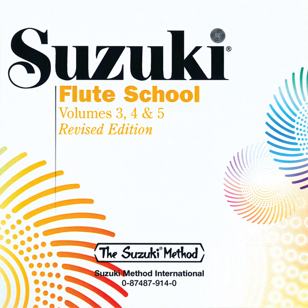 Suzuki Flute School CD  Volume 3  4 & 5 (Revised): Flute: Instrumental Album