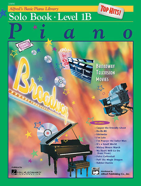 Alfred's Basic Piano Library Top Hits Solo Book 1B: Piano: Instrumental Album