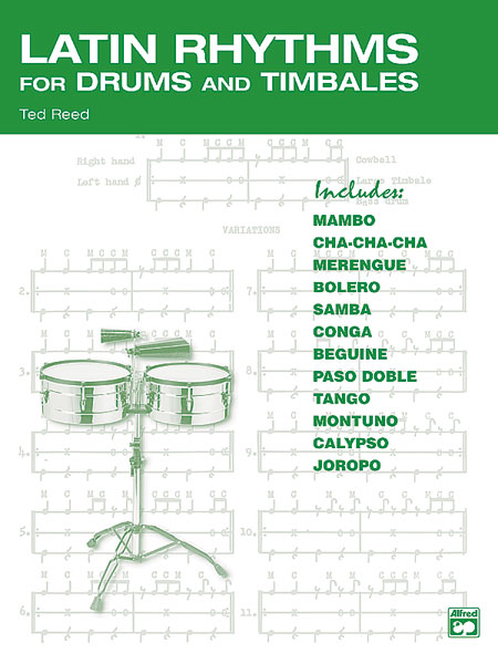 Ted Reed: Latin Rhythms For Drum & Timbale: Drum Kit: Instrumental Tutor