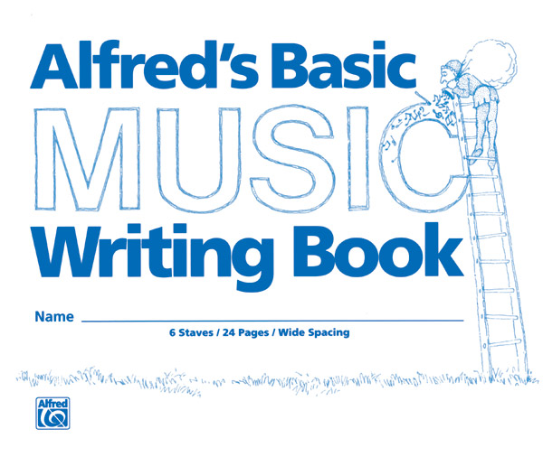 Alfred's Basic Music Writing Book (8 x 6): Manuscript