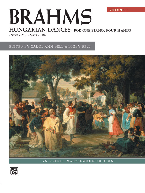 Johannes Brahms: Ungarische Tanze 1 (1-10): Piano: Parts