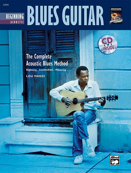 Lou Manzi: Beginning Acoustic Blues Guitar: Guitar: Instrumental Tutor