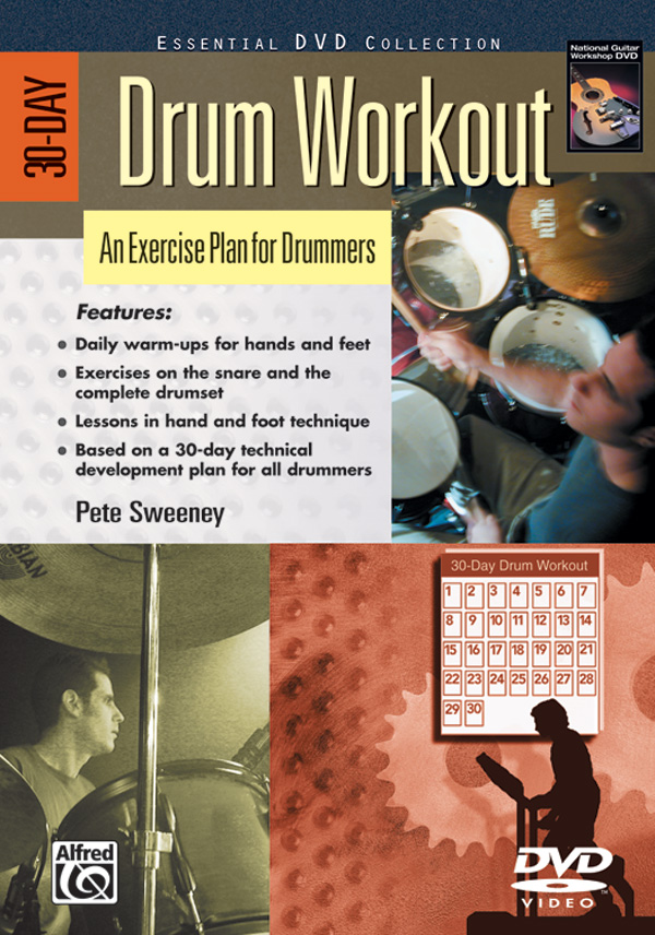 Pete Sweeney: 30-Day Drum Workout: Drum Kit: Instrumental Tutor