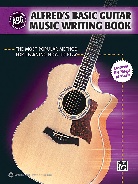 Alfred's Basic Guitar Music Writing Book: Manuscript