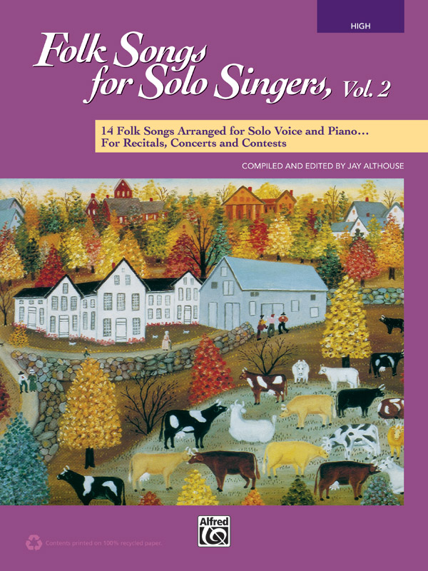 Folk Songs for Solo Singers  Vol. 2: Vocal: Vocal Album