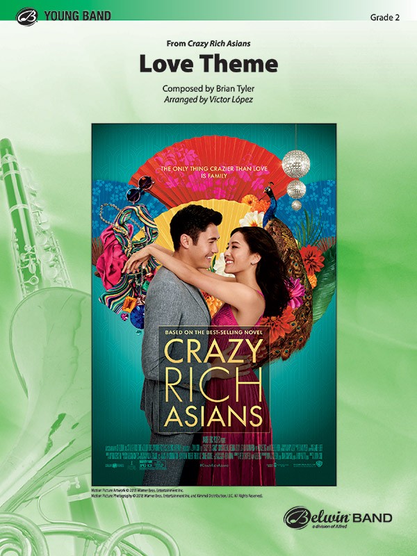 Brian Tyler: Love Theme (Crazy Rich Asian): Concert Band