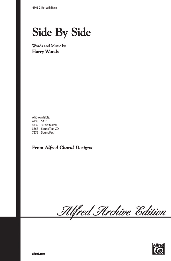 Side by Side: 2-Part Choir: Vocal Score