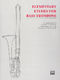 Tommy Pederson: Elementary Etudes for Bass Trombone: Trombone: Study