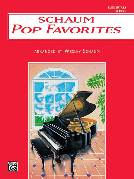 Schaum Pop Favorites  A: The Red Book: Piano: Instrumental Tutor