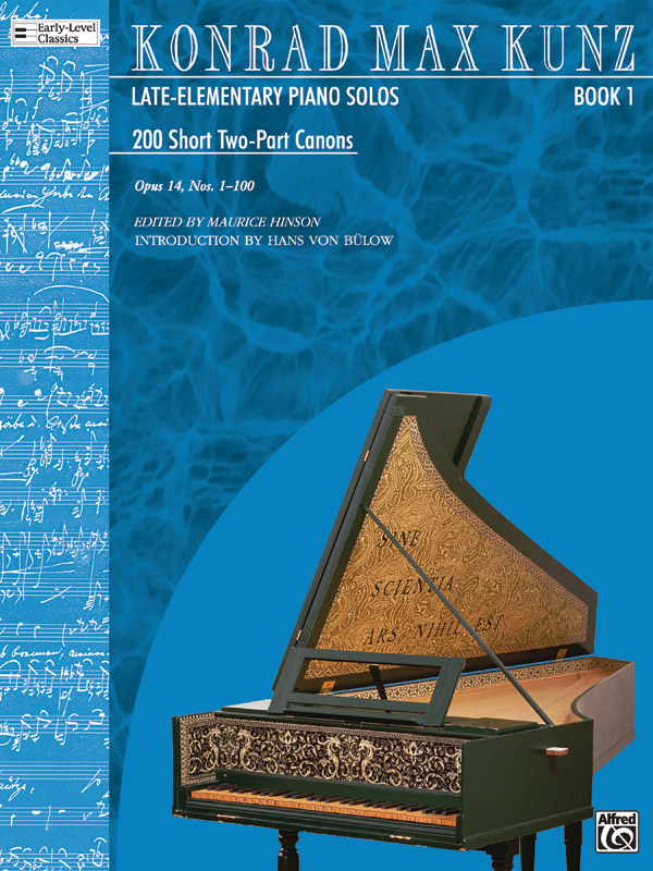 Konrad Max Kunz: 200 Short 2-Part Canons  Op. 14  Bk 1 (Nos. 1-100): Piano: