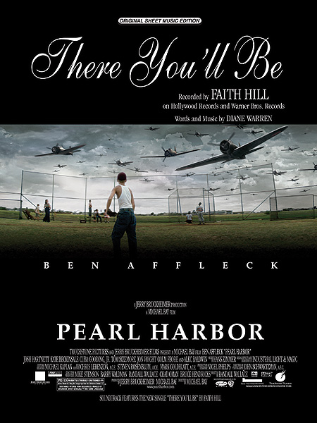 Diane Warren: There You'll Be (from Pearl Harbor): Piano  Vocal  Guitar: Single