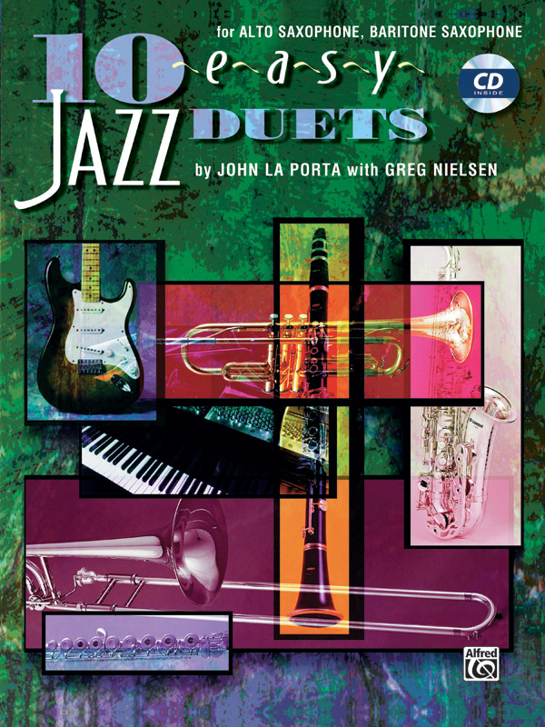 John La Porta: 10 Easy Jazz Duets: E-Flat Instrument: Instrumental Album