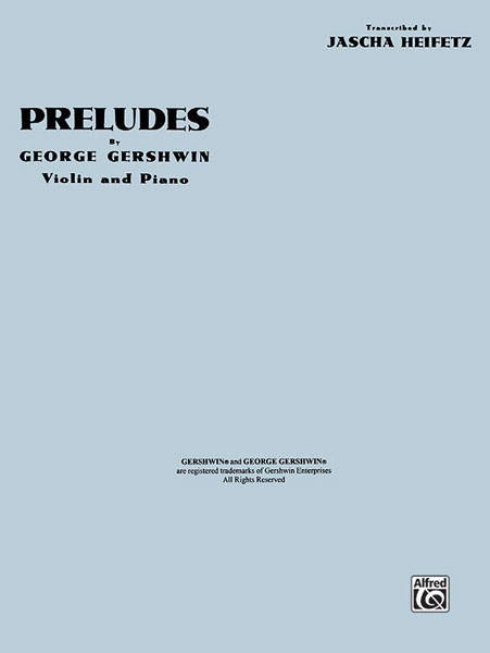 George Gershwin: Preludes: Violin: Instrumental Album