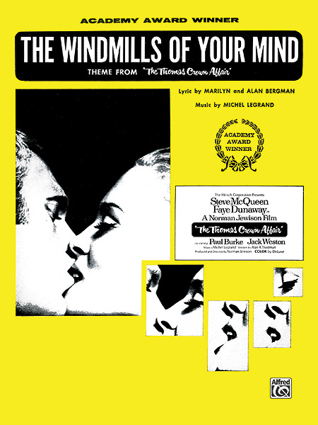 Michel Legrand: The Windmills of your Mind: Piano  Vocal  Guitar: Single Sheet