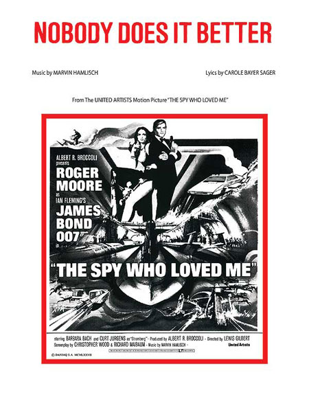 Carly Simon: Nobody Does It Better (from The Spy Who Loved Me): Piano  Vocal