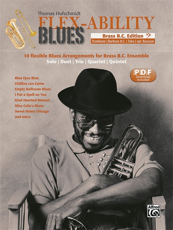Thomas Hufschmidt: Flex-Ability Blues - Brass B.C. Edition: Bass Clef Instrument