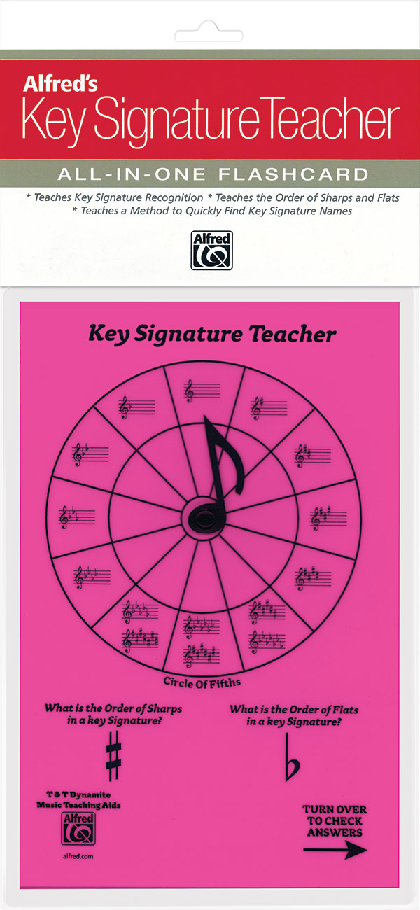 Alfred's Key Signature Teacher Pink: Teaching Resource