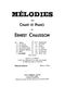 Ernest Chausson: Le Colibri - Edition: Piano: Vocal Score