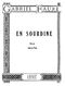 Gabriel Fauré: En Sourdine Op.58  No.2: Soprano or Tenor: Score