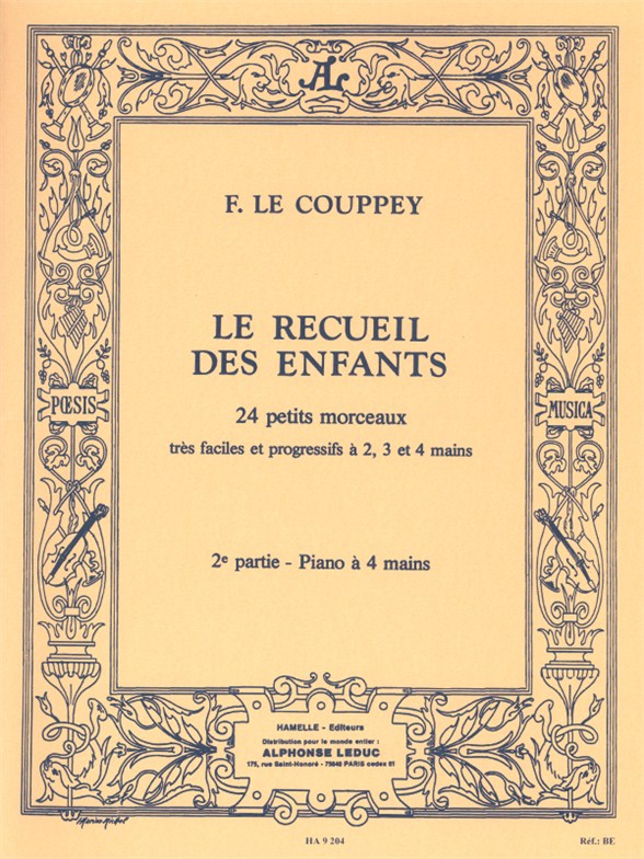Flix Le Couppey: Le Recueil Des Enfants  14 Pices Faciles et Progr: Piano