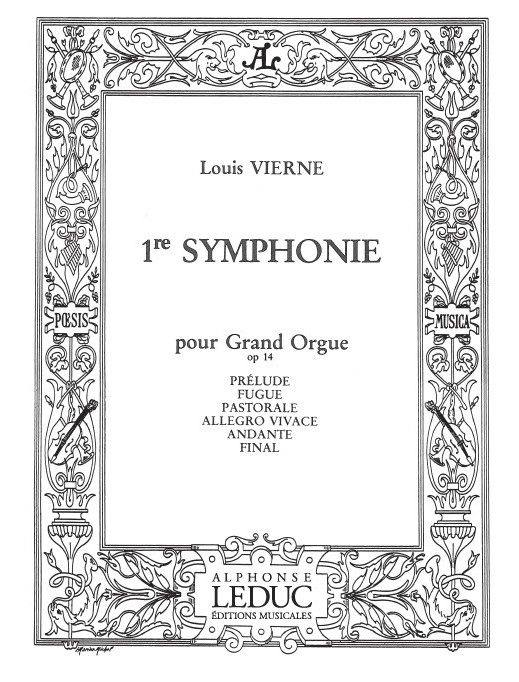 Louis Vierne: Symphonie No. 1 Op. 14: Organ: Instrumental Work