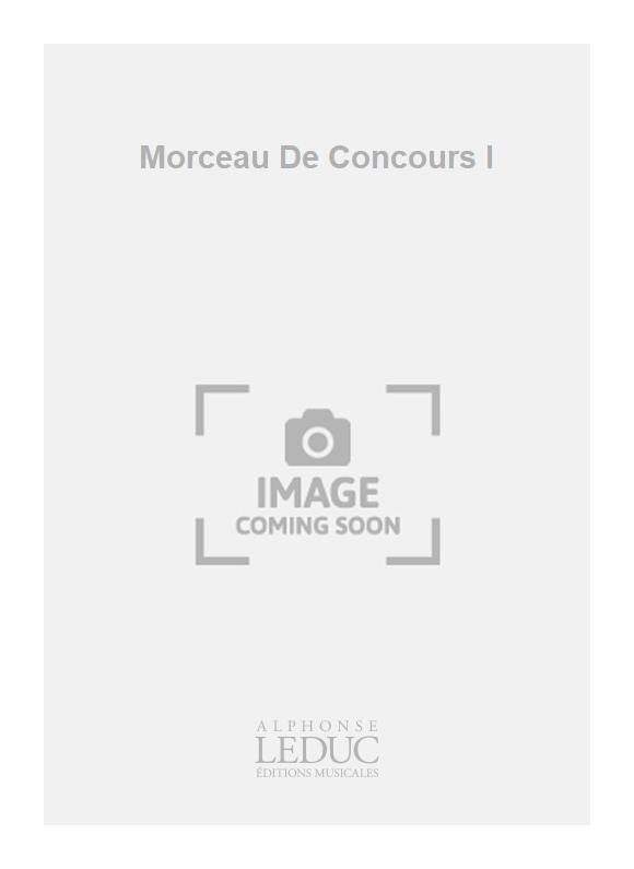 Jean-Michel Defaye: Morceau De Concours I