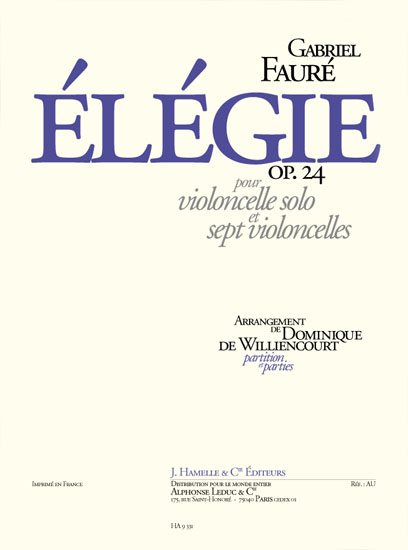 Gabriel Fauré: Élegie op. 24: String Ensemble