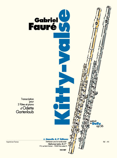 Gabriel Fauré: Kitty-Valse: Flute Duet: Instrumental Work
