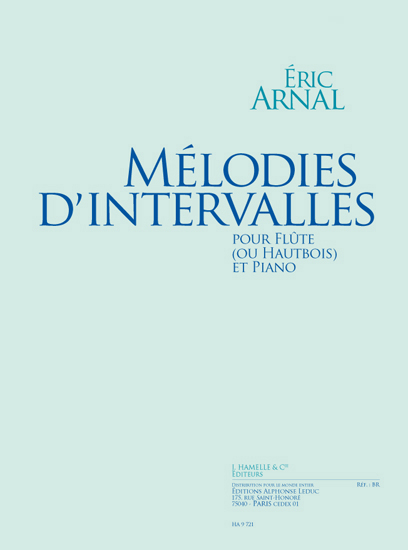 Arnal: Mélodies d'intervalles pour flûte et piano: Flute or Oboe