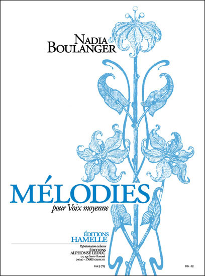 Nadia Boulanger: Mlodies pour Voix moyenne Volume 1: Voice: Vocal Album