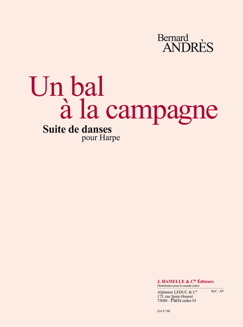 Andres: Un Bal A La Campagne - Suite De Danses: Harp: Instrumental Work