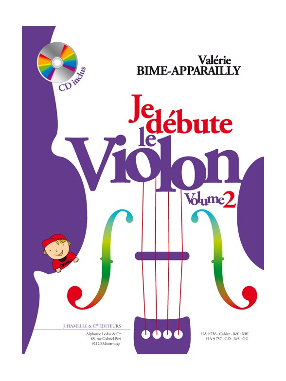 Valerie Bime-Apparailly Apparailly: Je Débute le Violon - vol. 2: Violin: