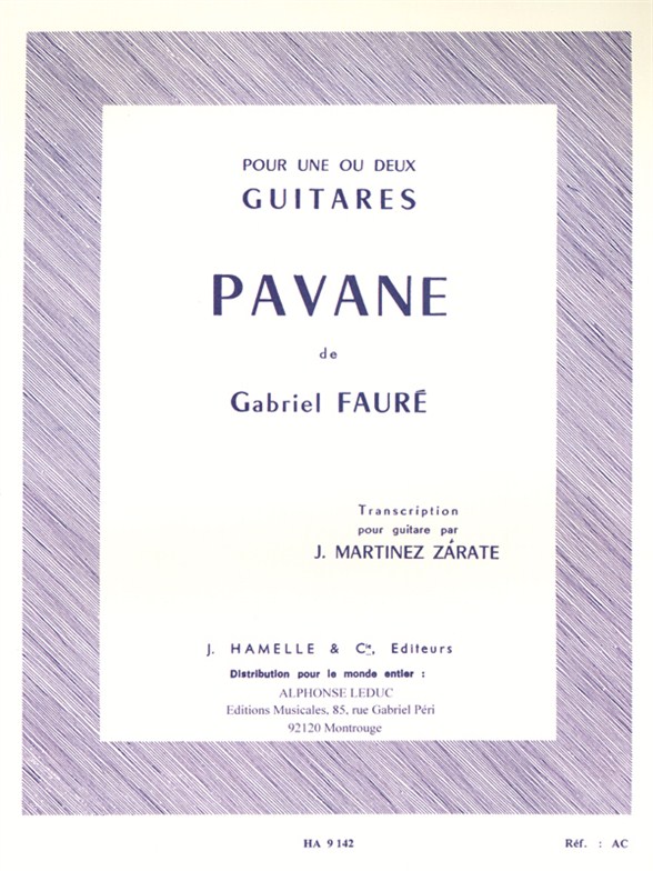 Gabriel Fauré: Pavane Op.50: Guitar: Instrumental Work