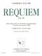 Gabriel Faur: Requiem  Op. 48 version 1900 choeur en accolade: Voice: Vocal
