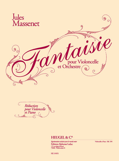 Jules Massenet: Fantaisie: Cello: Score
