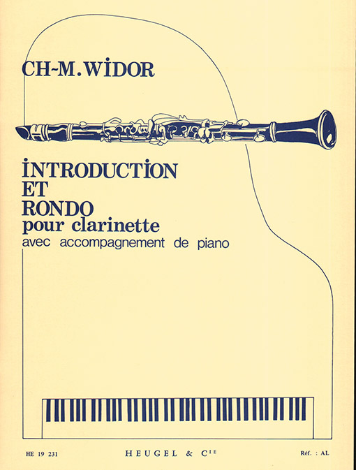 Charles-Marie Widor: Introduction et Rondo: Clarinet: Instrumental Work