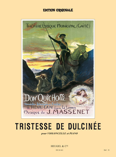 Jules Massenet: Tristesse De Dulcinee: Cello: Instrumental Work