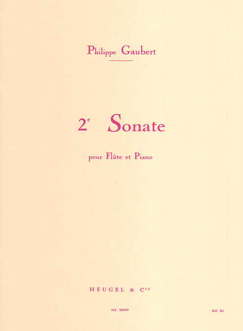 Philippe Gaubert: Seconde Sonate pour flûte et piano: Flute: Instrumental Work
